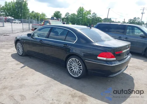 2003 BMW 760Li z USA, uszkodzony, nr VIN WBAGN83463DK10660